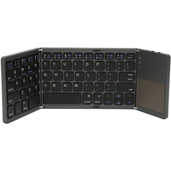 B033 Foldable Bluetooth Keyboard with Touchpad for Windows/iOS/Android